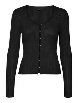 Вязаный кардиган VERO MODA VMDea, черный
