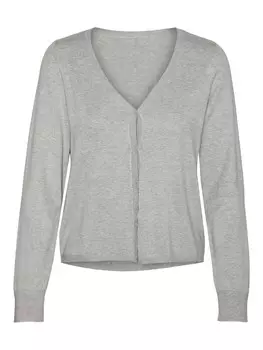 Вязаный кардиган VERO MODA VMGLORY, светло-серый