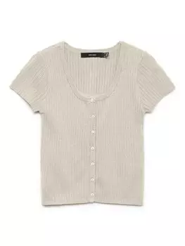 Вязаный кардиган VERO MODA VMGold, белый