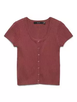 Вязаный кардиган VERO MODA VMGold, цвет Auburn