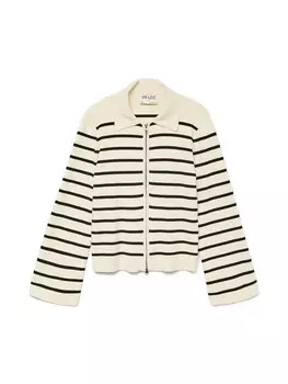Вязаный кардиган VERO MODA VMHanna, кремовый