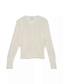 Вязаный кардиган VERO MODA VMPelia, белый