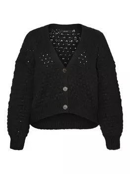 Вязаный кардиган Vero Moda Winnie, черный