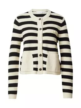 Вязаный кардиган VILA DREA, цвет Black/Wool white
