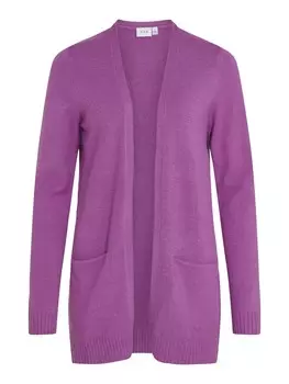 Вязаный кардиган VILA, фиолетовый