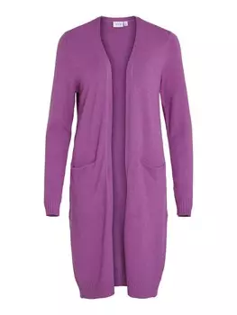 Вязаный кардиган VILA, фиолетовый
