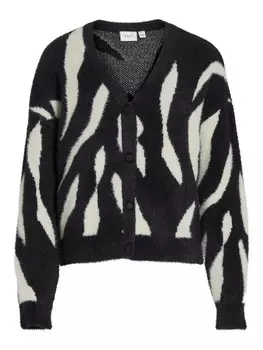 Вязаный кардиган Vila Lajuli, черный