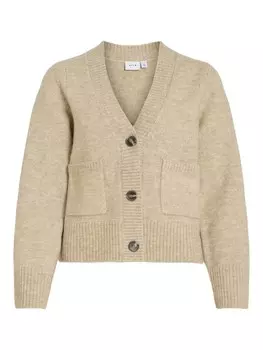 Вязаный кардиган VILA, песочный