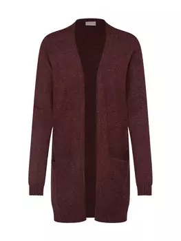 Вязаный кардиган VILA Ril, бордо