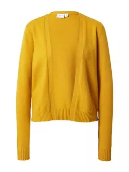 Вязаный кардиган VILA Ril, горчица