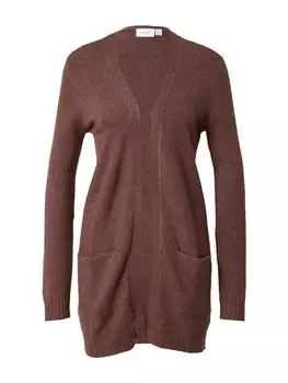 Вязаный кардиган VILA Ril, шоколад