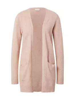 Вязаный кардиган VILA Ril, темно-розовый