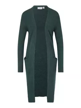 Вязаный кардиган VILA Ril, темно-зеленый
