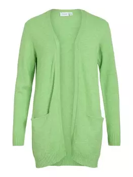 Вязаный кардиган VILA RIL, зеленый