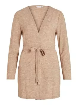 Вязаный кардиган VILA TONJA, светло-коричневый