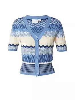 Вязаный кардиган VILA VICILLE, светло-синий