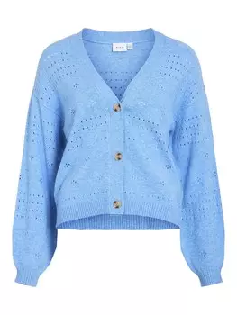 Вязаный кардиган VILA VIRIL, синий