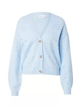 Вязаный кардиган VILA VIRil, светло-синий