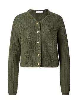 Вязаный кардиган VILA VITUT, оливковый