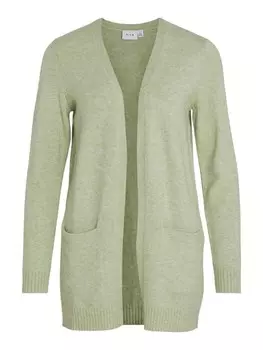 Вязаный кардиган VILA, зеленый