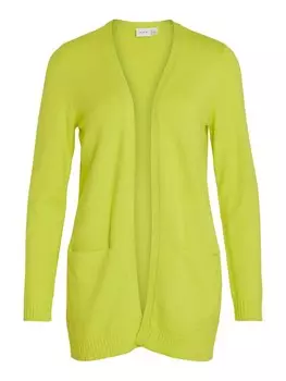 Вязаный кардиган VILA, желтый