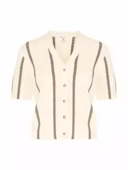 Вязаный кардиган в полоску Anine Bing, мультиколор