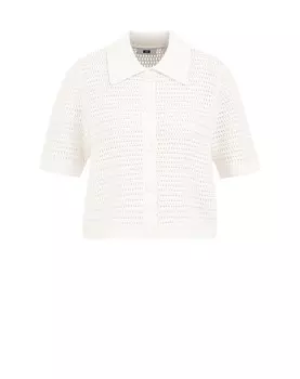 Вязаный кардиган WE Fashion, белый