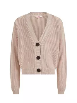 Вязаный кардиган We Fashion, бежевый