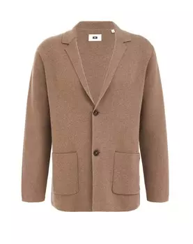 Вязаный кардиган WE Fashion, бежевый