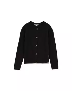 Вязаный кардиган WE Fashion, черный
