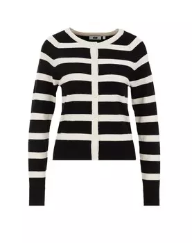 Вязаный кардиган WE Fashion, черный