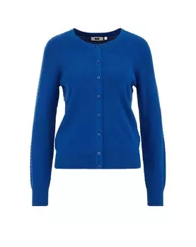 Вязаный кардиган WE Fashion, цвет Cobalt blue