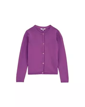 Вязаный кардиган WE Fashion, цвет Dark purple