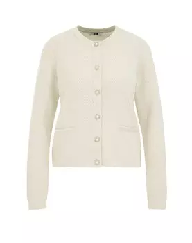 Вязаный кардиган WE Fashion Knit Cardigan, белый