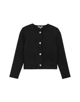 Вязаный кардиган WE Fashion Knit Cardigan, черный