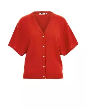 Вязаный кардиган We Fashion, красный
