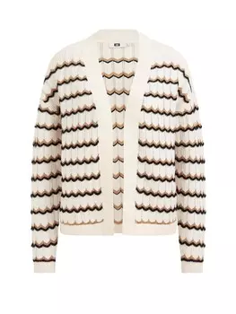 Вязаный кардиган WE Fashion, слоновая кость