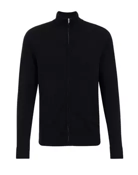 Вязаный кардиган WE Fashion, темно-синий