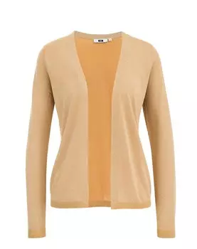 Вязаный кардиган We Fashion, желтый