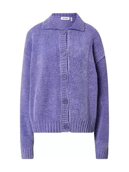 Вязаный кардиган WEEKDAY, фиолетовый