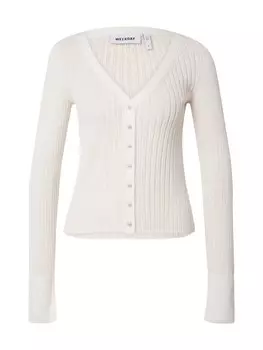 Вязаный кардиган Weekday JADA, белый