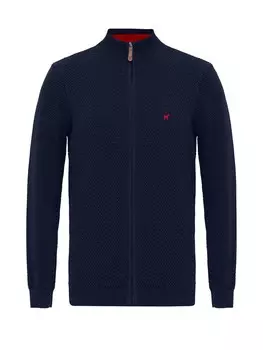 Вязаный кардиган Williot, темно-синий