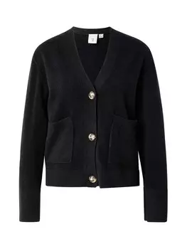 Вязаный кардиган YAS YASEMILIE, черный