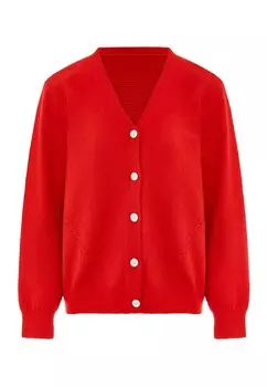 Вязаный кардиган YASANNA, красный