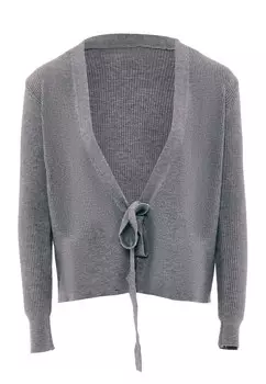 Вязаный кардиган Yasanna, пятнистый серый