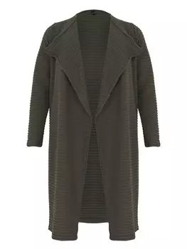 Вязаный кардиган YOEK, оливковый