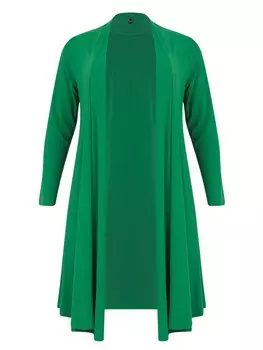 Вязаный кардиган Yoek, зеленый