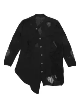 Вязаный кардиган Yohji Yamamoto, черный