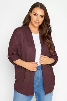 Вязаный кардиган Yours, красный