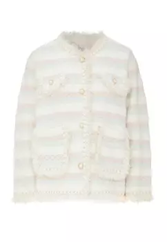 Вязаный кардиган Zitha, бежевый